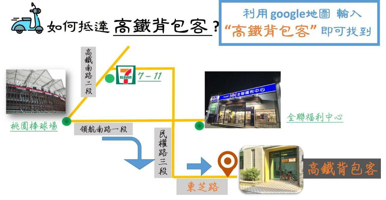 高鐵背包客 Hsr Bnb 桃園民宿 063號 Zhongli Extérieur photo